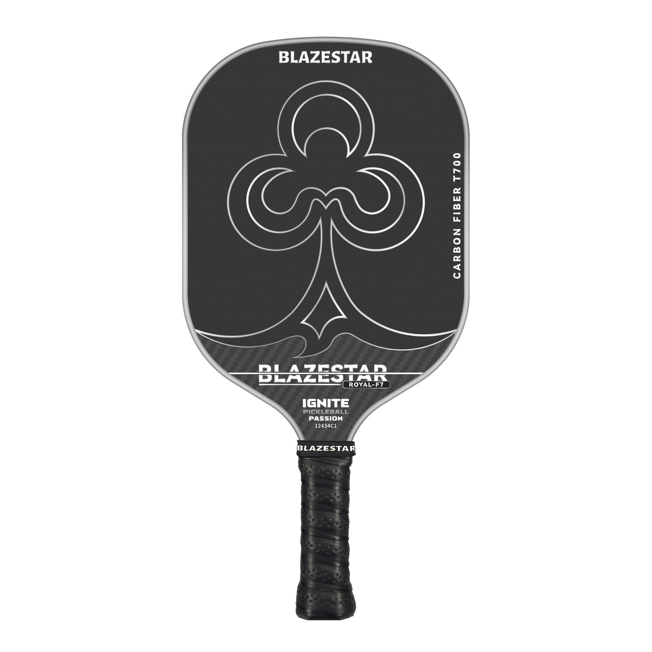 (現貨) BLAZESTAR ROYAL-F7 T700 專業碳纖維匹克球拍 - 梅花